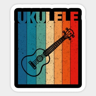 Vintage Ukulele Sticker